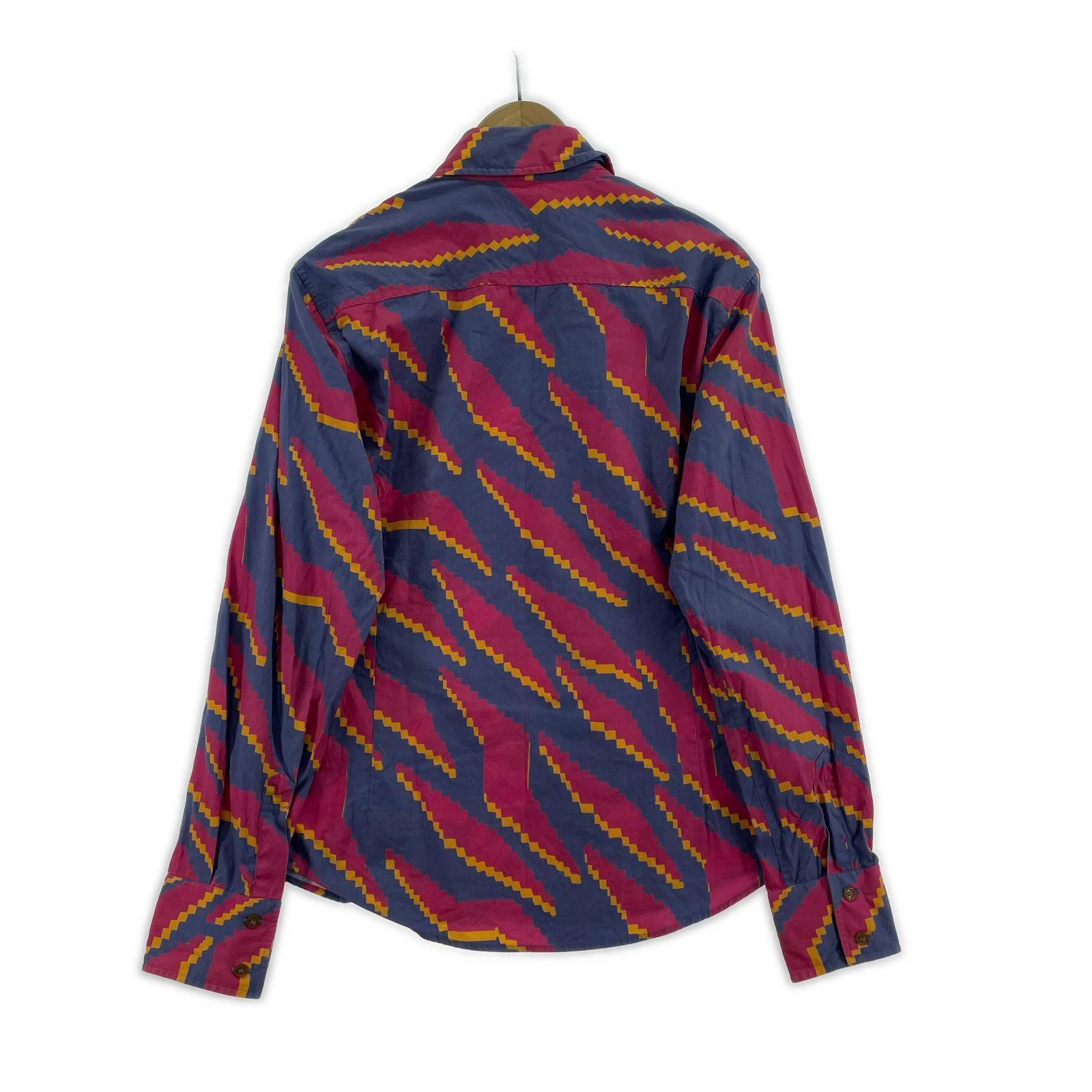 長袖シャツ Vivienne Westwood 総柄変形シャツ 46 ピンク 46