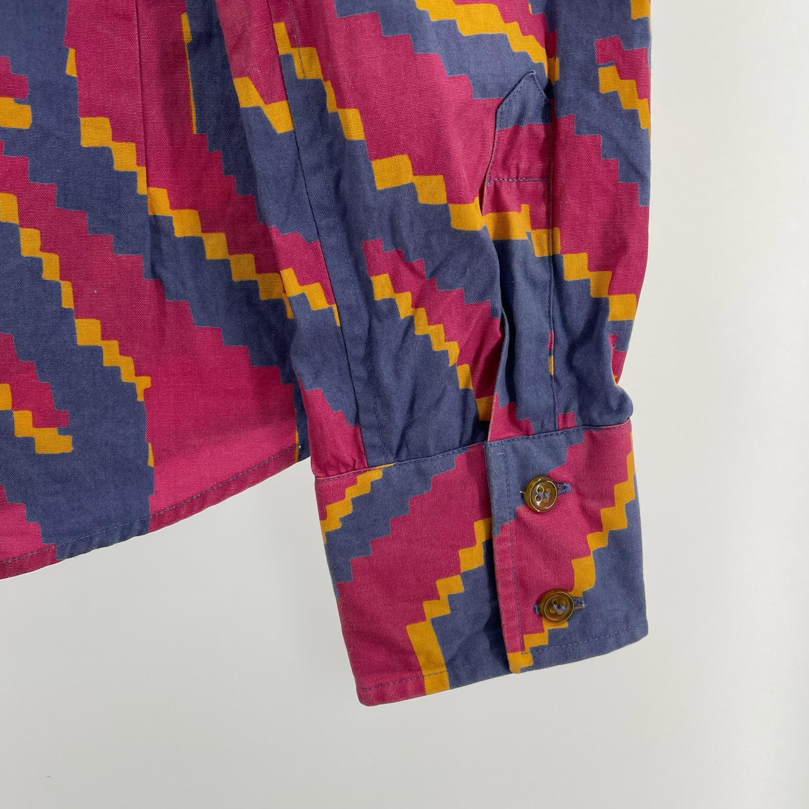 長袖シャツ Vivienne Westwood 総柄変形シャツ 46 ピンク 46