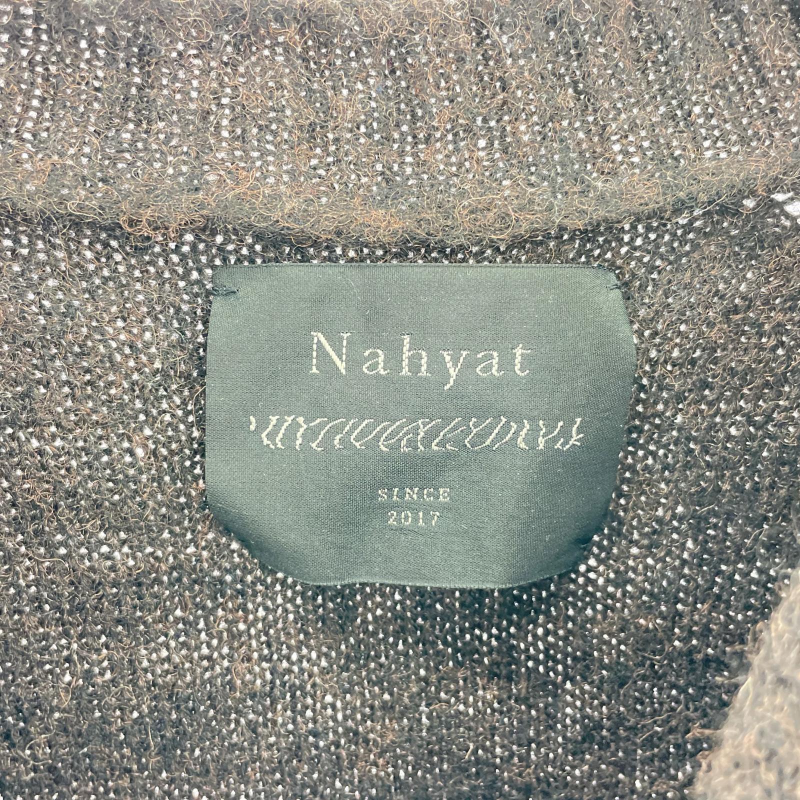ニット .Nahyat クルーネックニット 茶 ブラウン