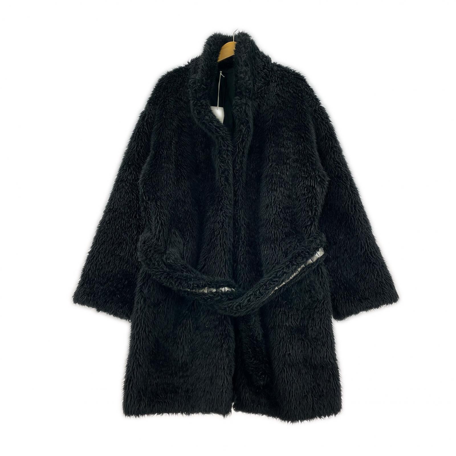 その他アウター SPIKE FUR LONG COAT/BLK M ブラック