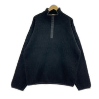 ニット nanamica Pullover Mohair Sweater プルオーバーモヘアニット L 黒 L ブラック