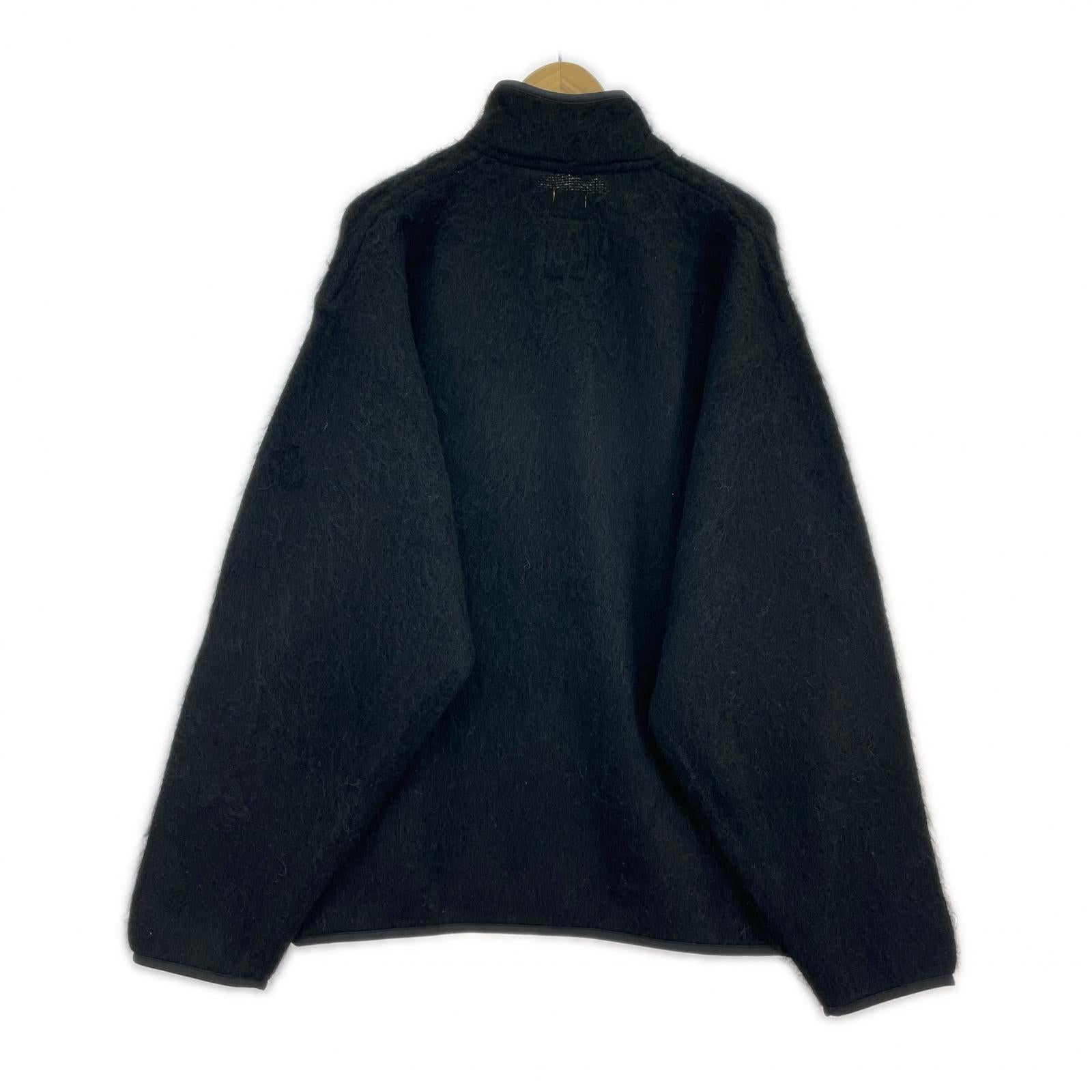 ニット nanamica Pullover Mohair Sweater プルオーバーモヘアニット L 黒 L ブラック