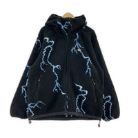 ジャケット CHALLENGER 25AW THUNDERBOLT BOA HOODIE XL 黒 ブラック