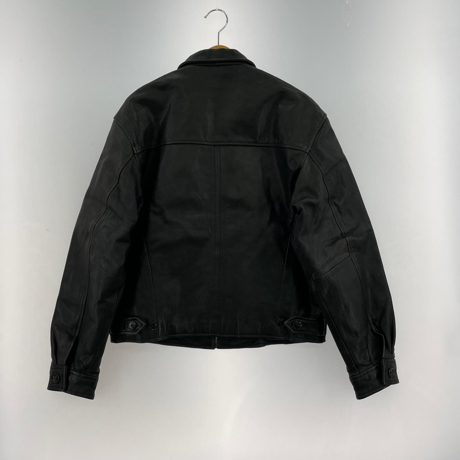 レザージャケット シングルライダース/BLK/M M ブラック