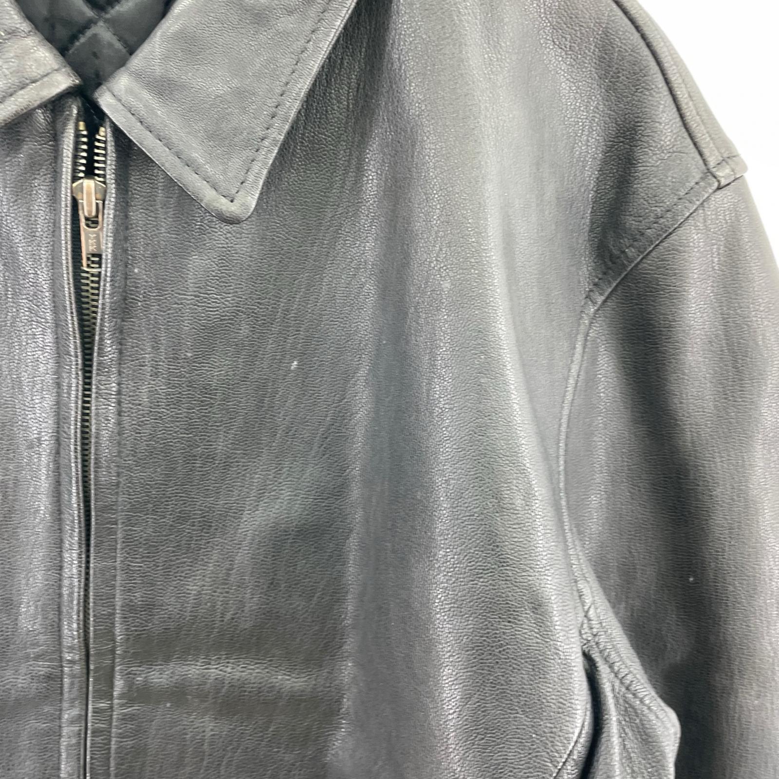 レザージャケット シングルライダース/BLK/M M ブラック