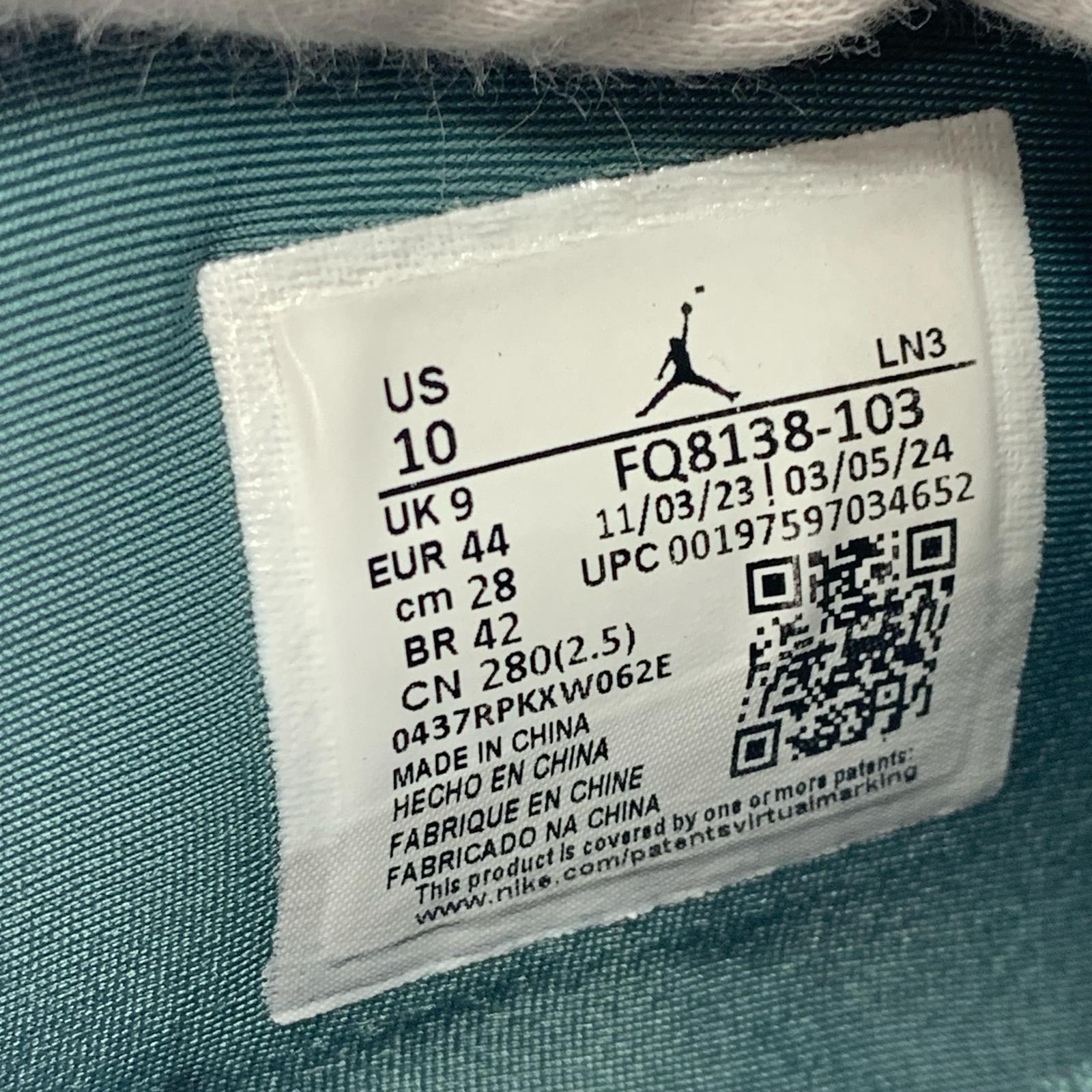 スニーカー AIR JORDAN 4 RETRO OXIDIZED GREEN 28.0CM 28cm (US10 UK9 1/2 EU46) ホワイト