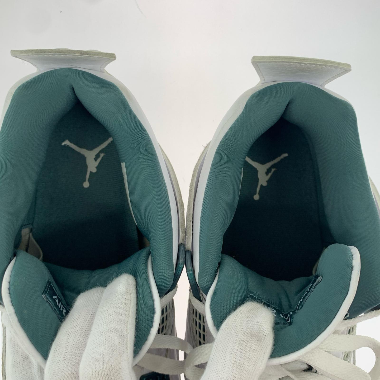 スニーカー AIR JORDAN 4 RETRO OXIDIZED GREEN 28.0CM 28cm (US10 UK9 1/2 EU46) ホワイト