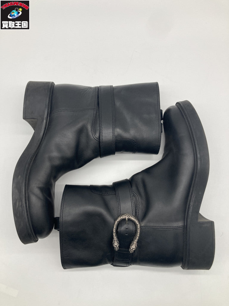 GUCCI ディオニュス レザーアンクルブーツ