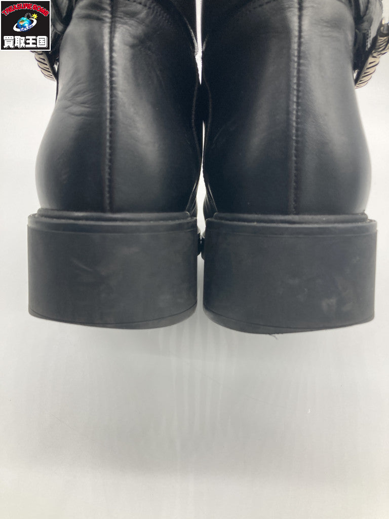 GUCCI ディオニュス レザーアンクルブーツ