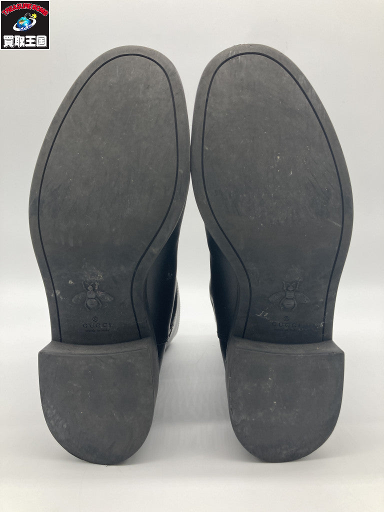GUCCI ディオニュス レザーアンクルブーツ