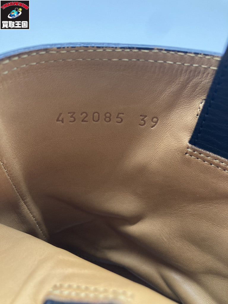 GUCCI ディオニュス レザーアンクルブーツ