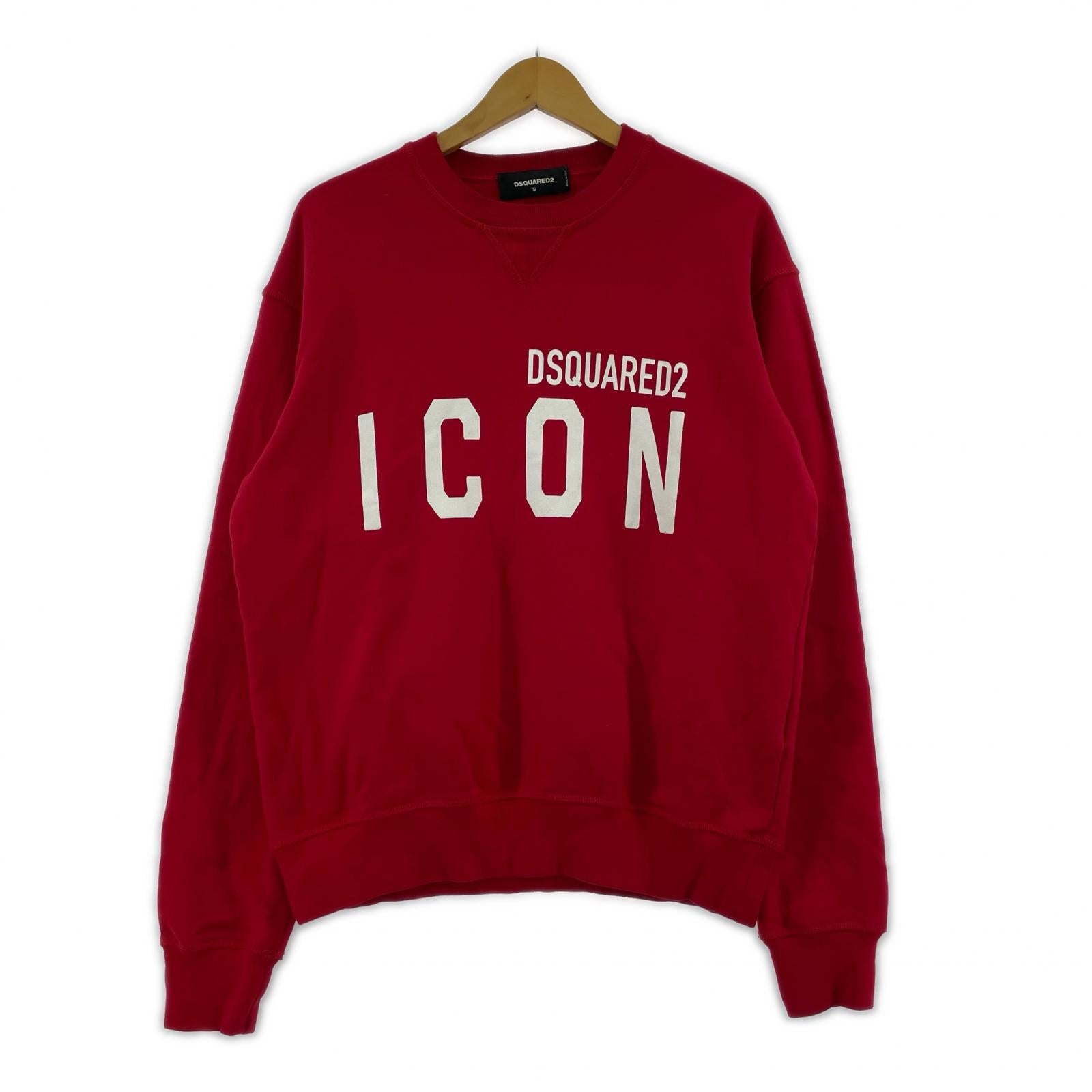 スウェット ICON トレーナー 赤(S) S レッド