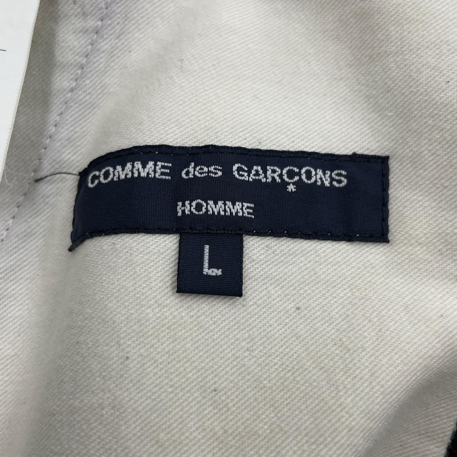 パンツ COMME des GARCONS HOMME 22AW 1タック コットンチノクロストラウザー L チャコール L