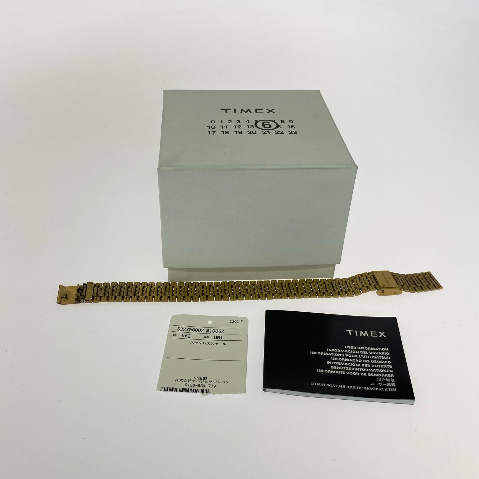 腕時計 TIMEX T80 Gift Set w Extra Bracelet ゴールド
