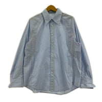 長袖シャツ NVRFRGT×STUDIOUS 別注 PANELED LONG SLEEVE SHIRT 1 青 1 ブルー