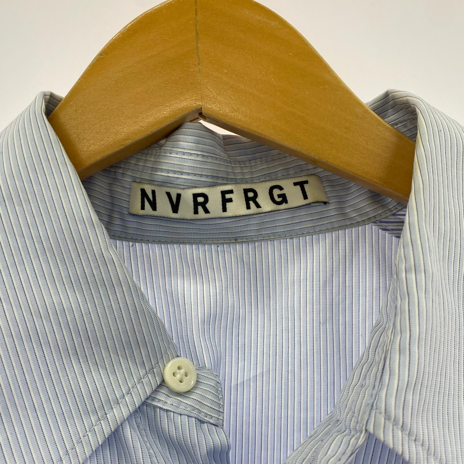 長袖シャツ NVRFRGT×STUDIOUS 別注 PANELED LONG SLEEVE SHIRT 1 青 1 ブルー