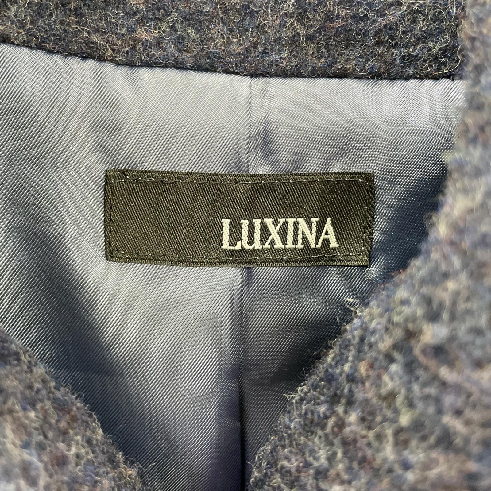 ジャケット Luxina ジャギーコート M ブルー M ブルー
