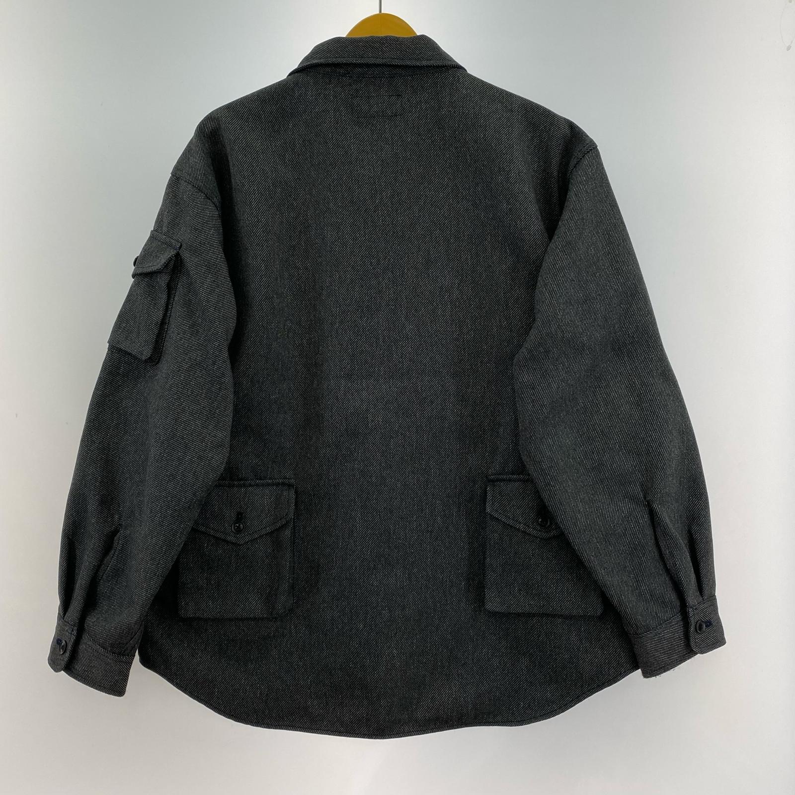 ジャケット MODMNT 25AW T/TWEED UTILITY CPO SHIRT S S グレー