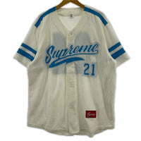 半袖シャツ 20AW Jersey Velour Baseball L ホワイト