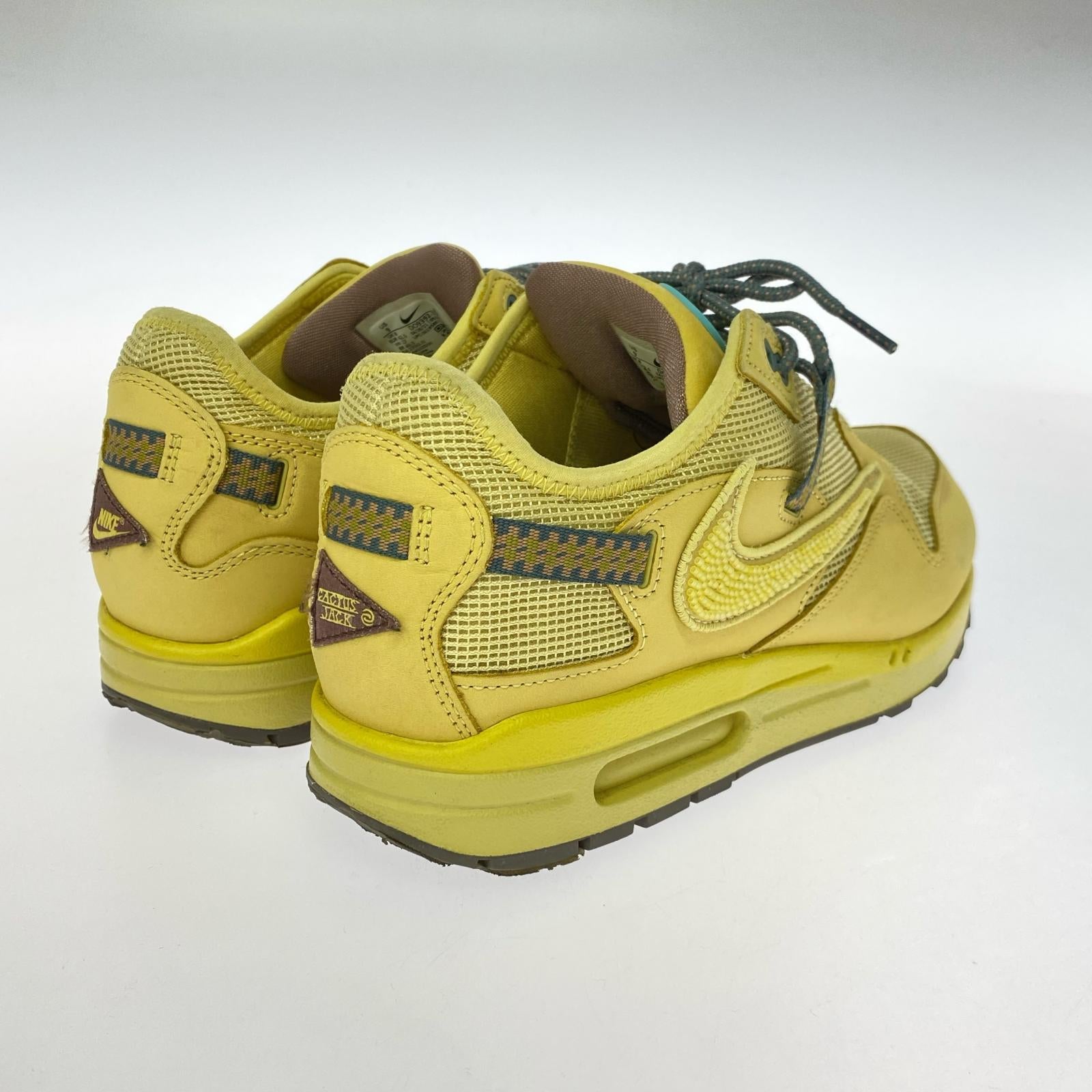 スニーカー Travis Scott × Nike Air Max 1 "CACT.US Gold"-US9 27cm (US9 UK8 1/2 EU44) イエロー