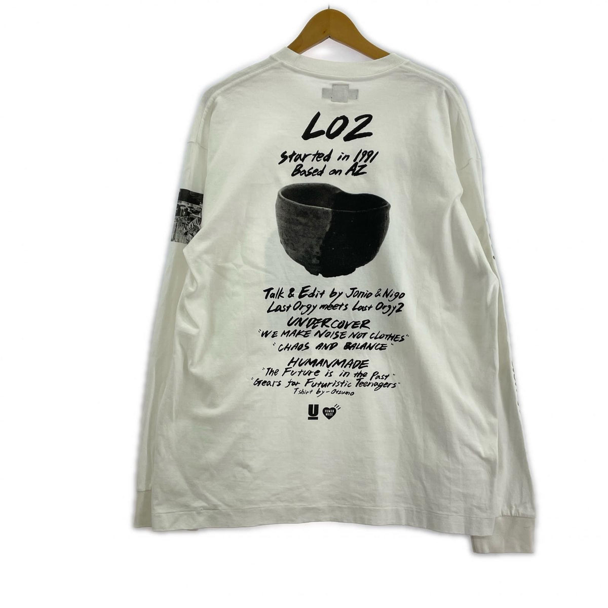 長袖Tシャツ ×HUMAN MADE LAST ORGY2 L ホワイト