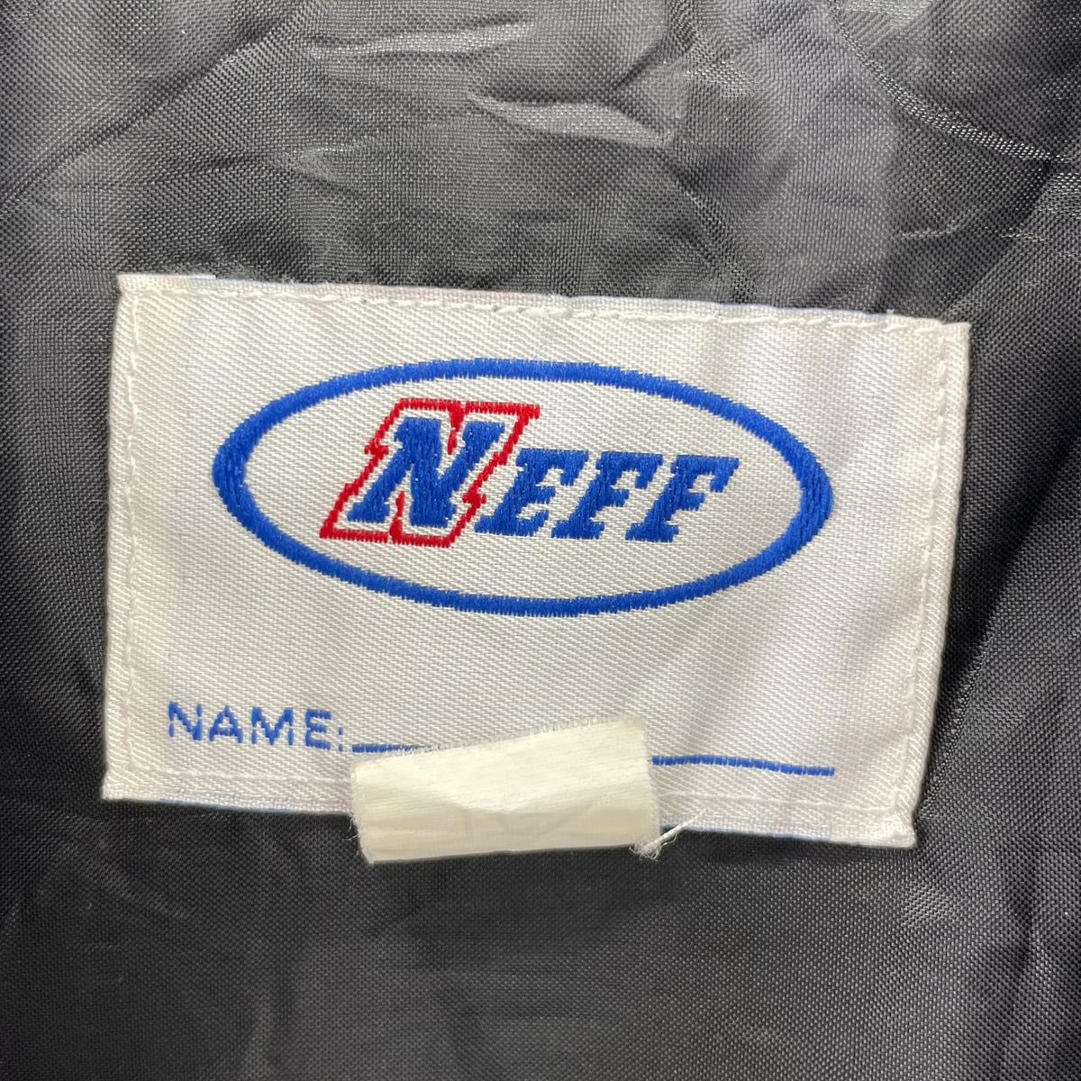 ブルゾン NEFF レザースリーブ スタジャン L ブラック