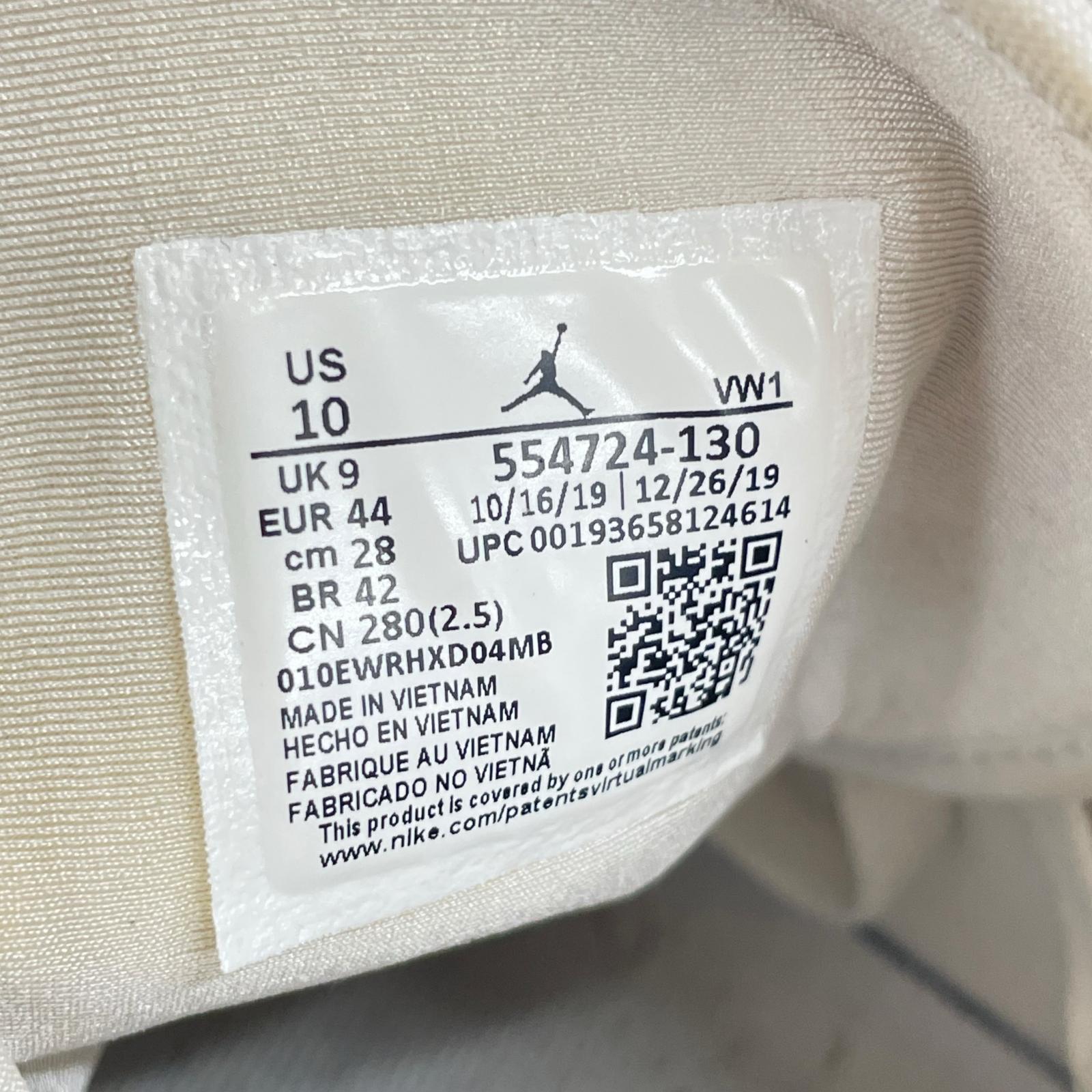 スニーカー Air Jordan 1 Mid (28.0) 554724-130 28cm (US10 UK9 1/2 EU46) ホワイト