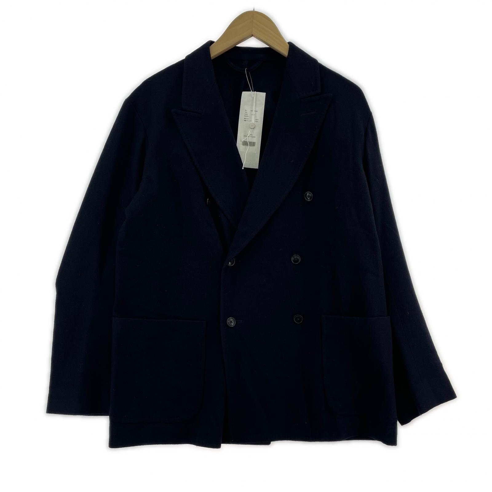 ジャケット 22AW リファインウールダブルジャケット ネイビー 1 1 ネイビー