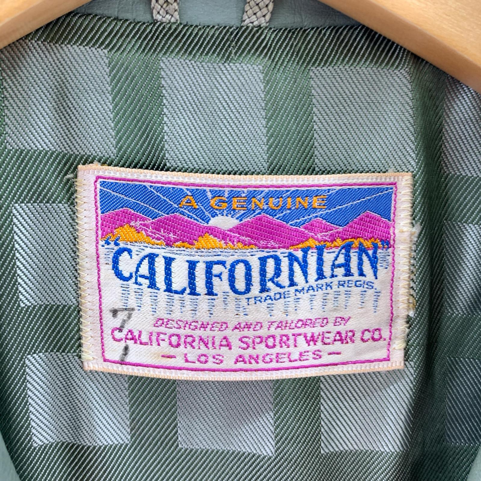 レザージャケット 50s CALIFORNIAN グリーン