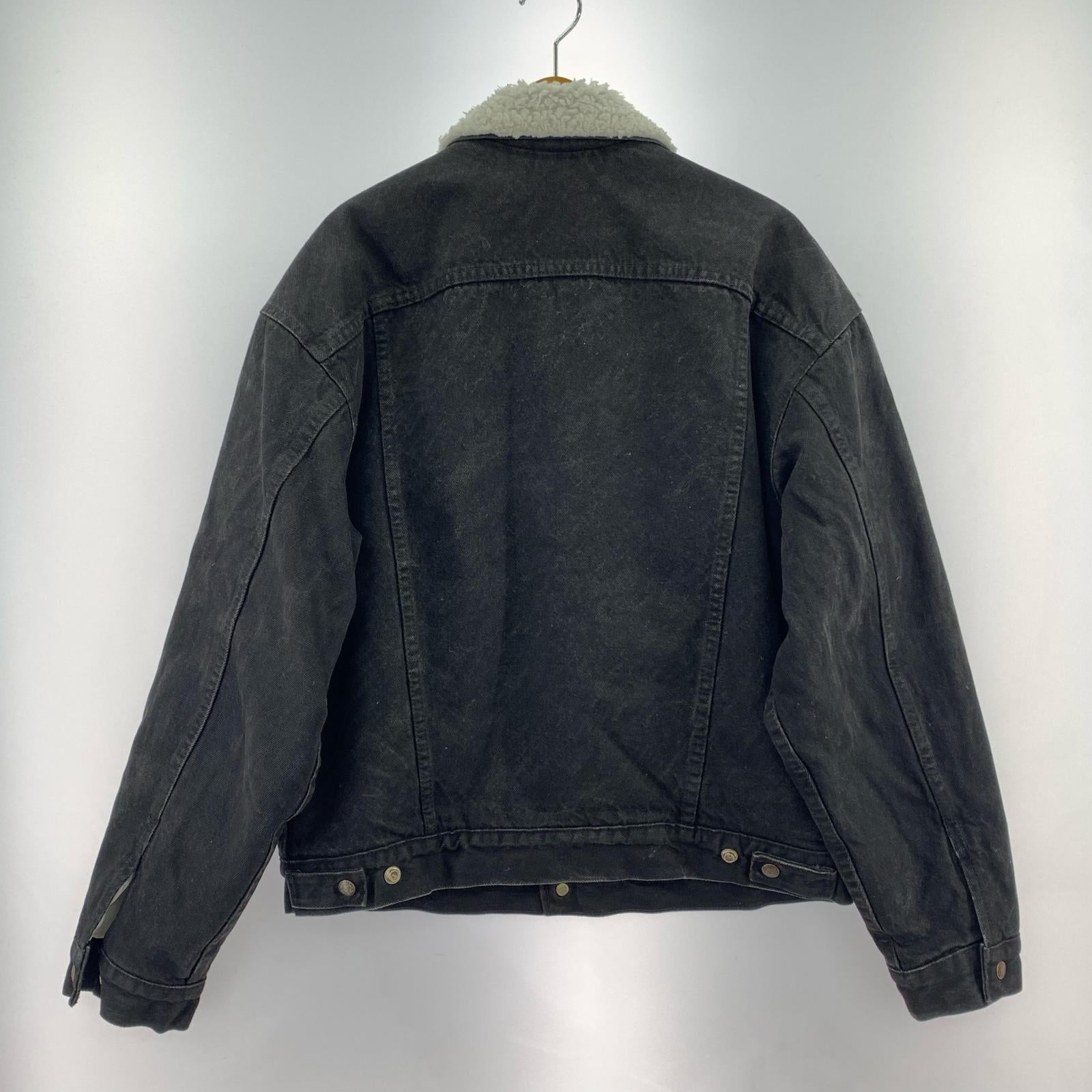 デニムジャケット USA製 ボアランチジャケット 黒 (M) M ブラック