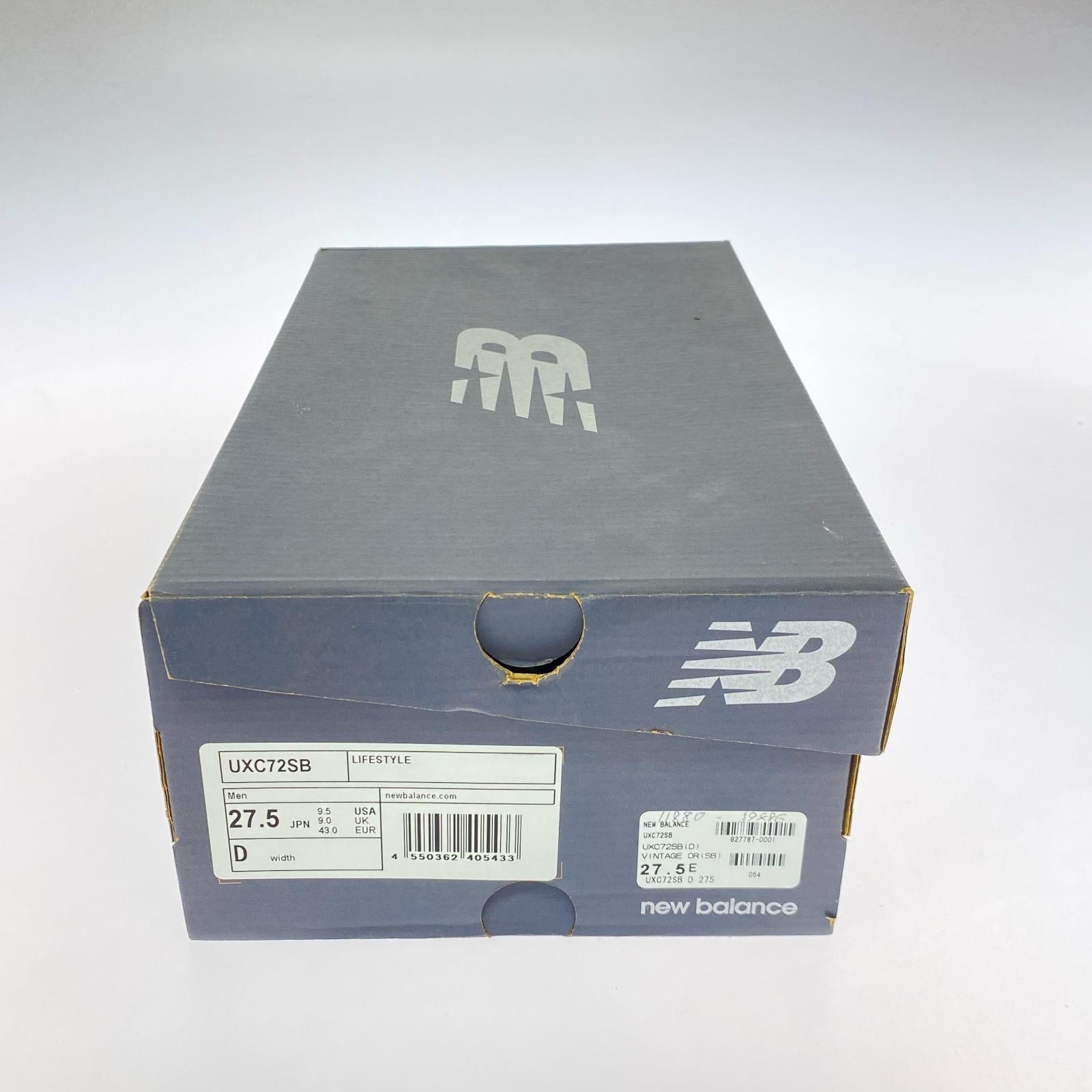 スニーカー UXC72SB 27.5cm 27.5cm (US9 1/2 UK9 EU45) オレンジ