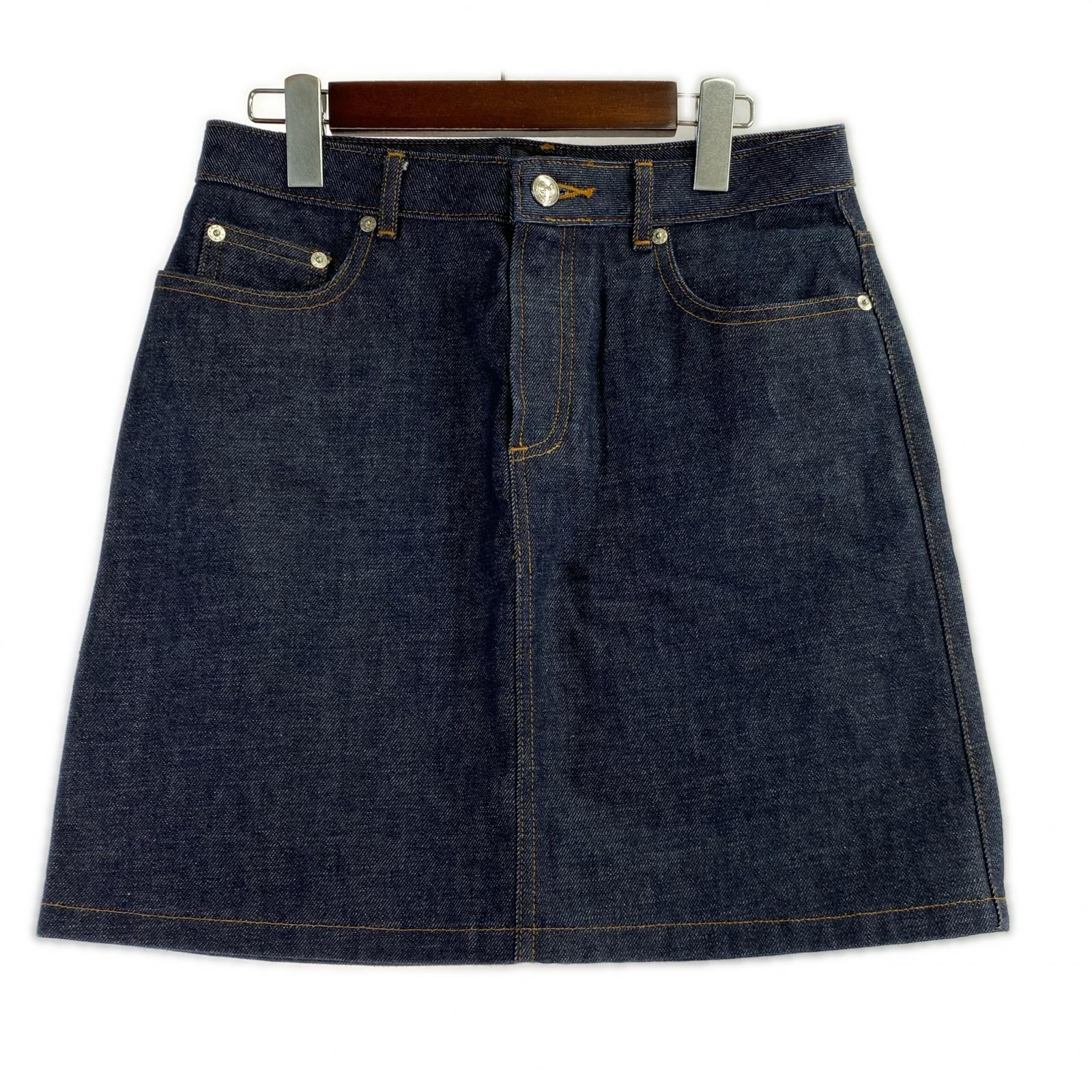 スカート スタンダードデニムスカート (36) 36 ネイビー