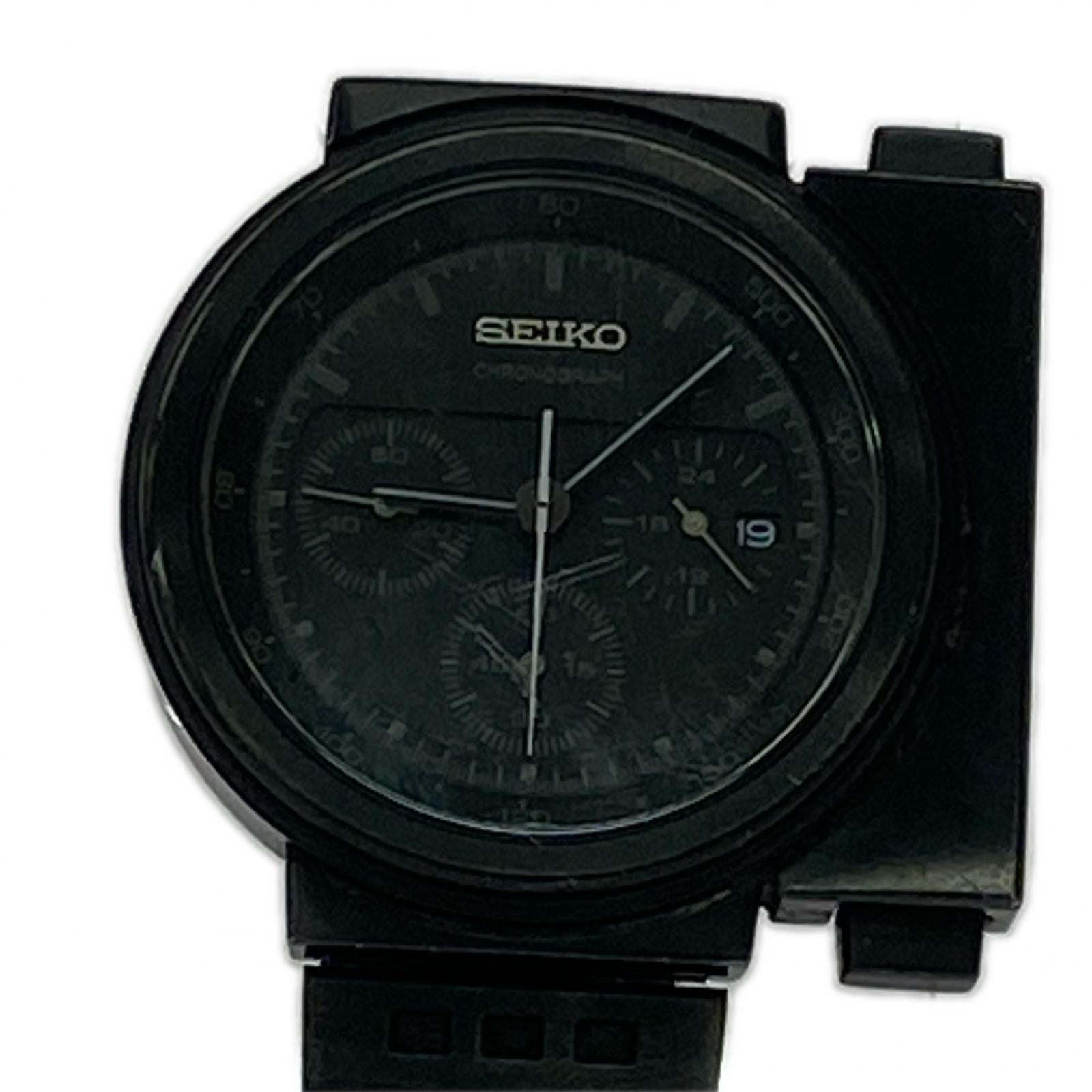 腕時計 giugiaro white mountaineering クロノグラフ ブラック
