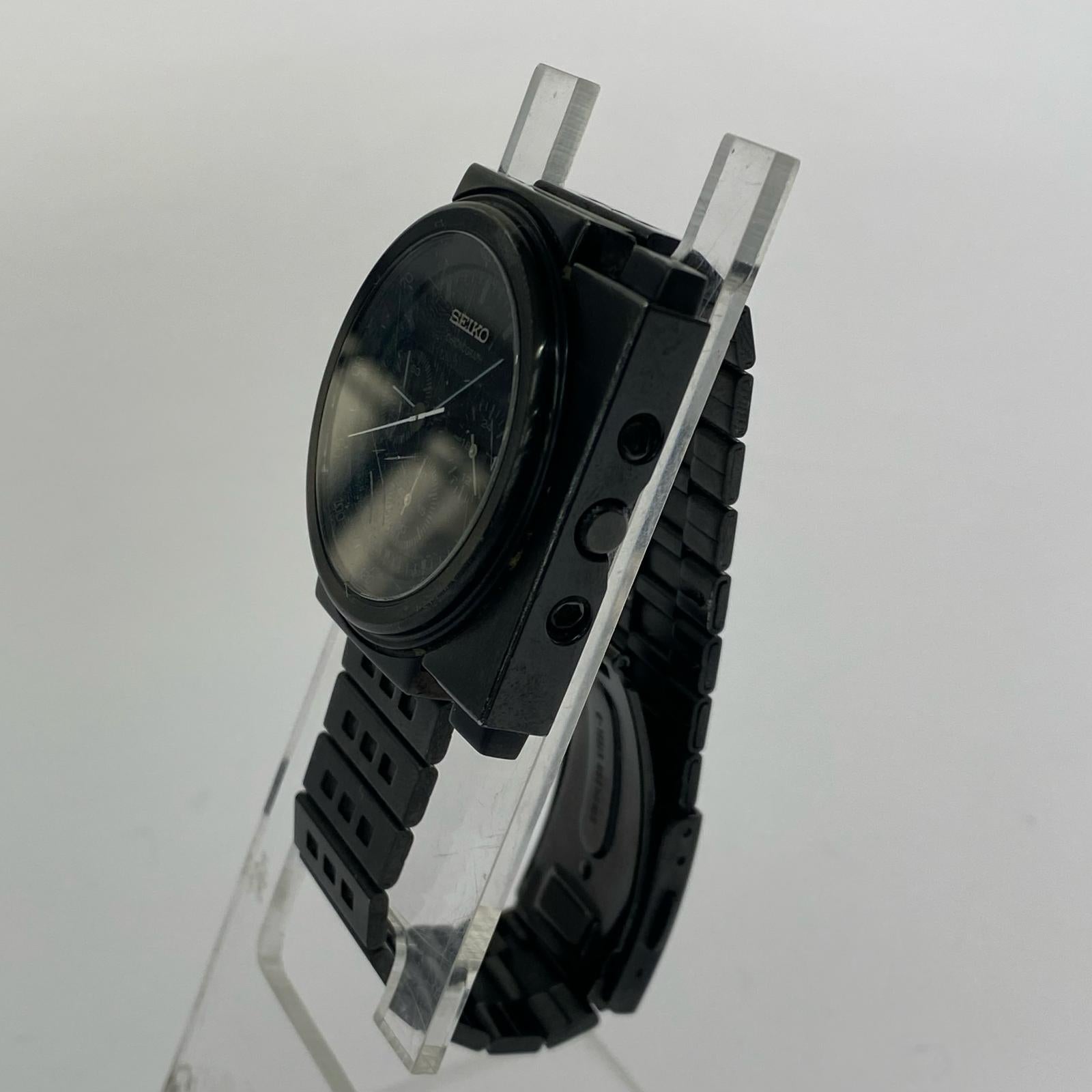 腕時計 giugiaro white mountaineering クロノグラフ ブラック