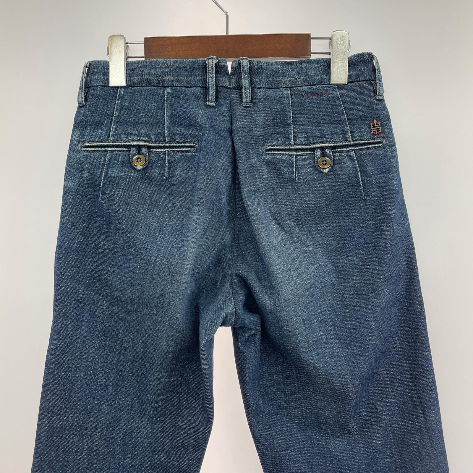 デニムパンツ SLOWEAR デニムパンツ W28 29 ネイビー