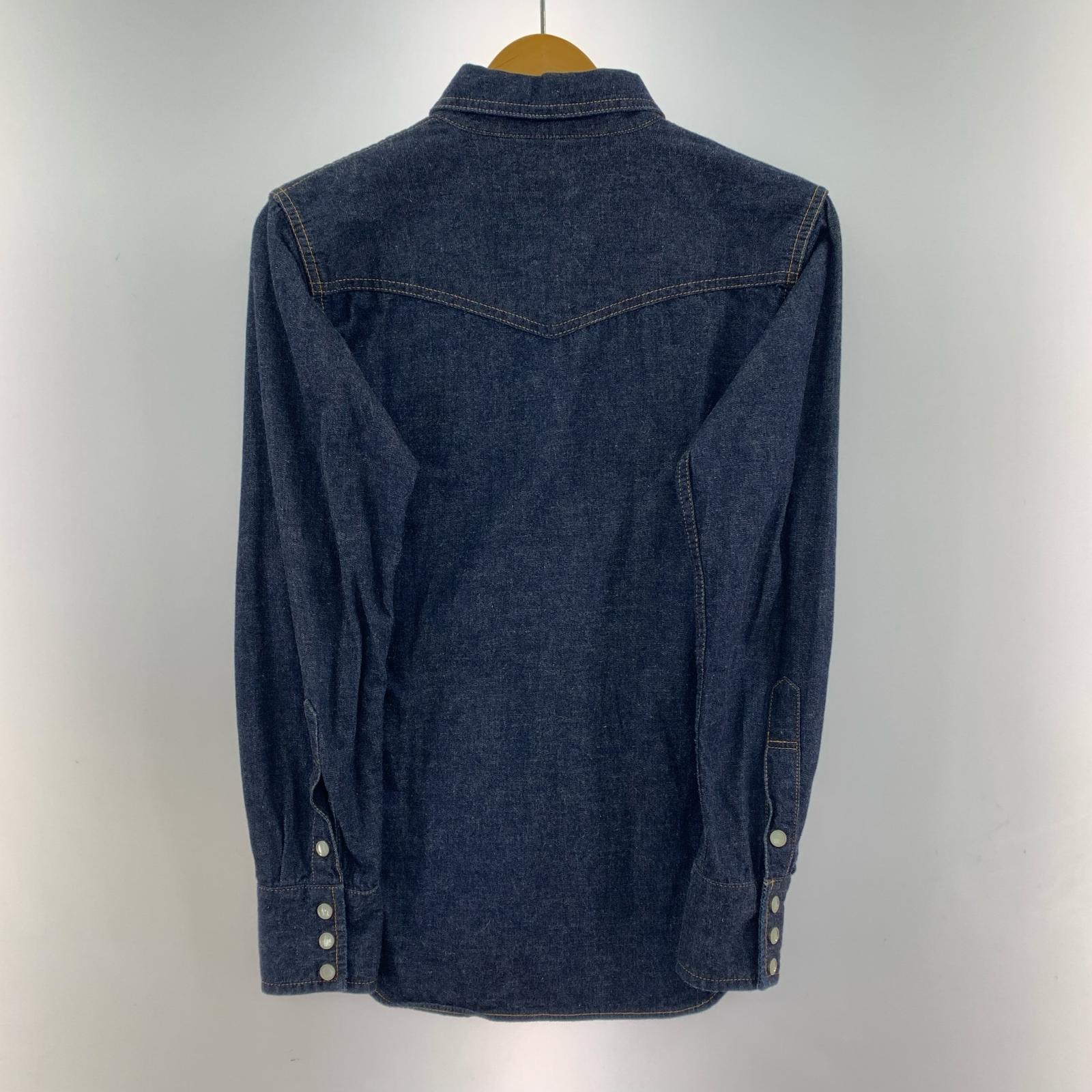 長袖シャツ TCB JEANS デニムシャツ ネイビー