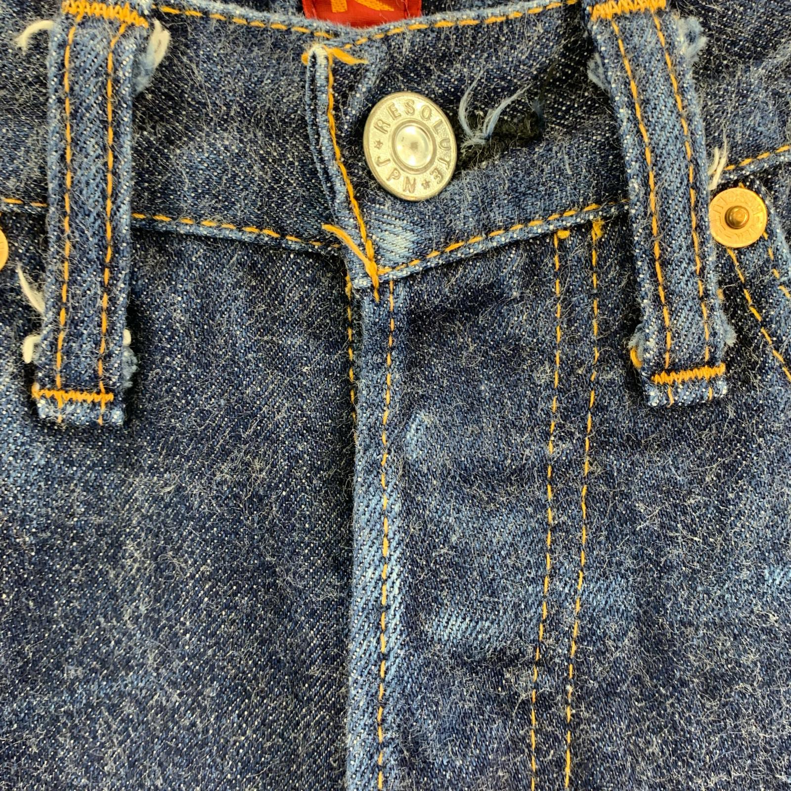 デニムパンツ RESOLUTE W27L28 27 ブルー