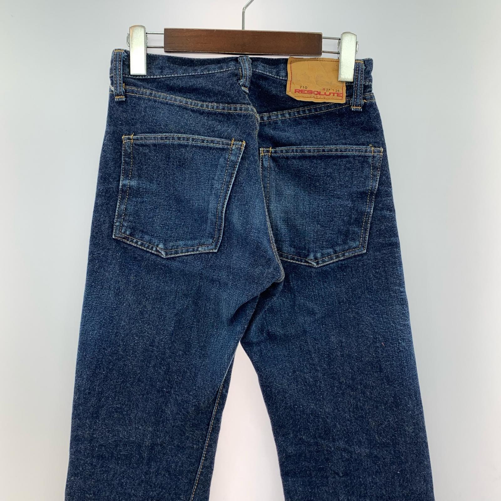 デニムパンツ RESOLUTE W27L28 27 ブルー