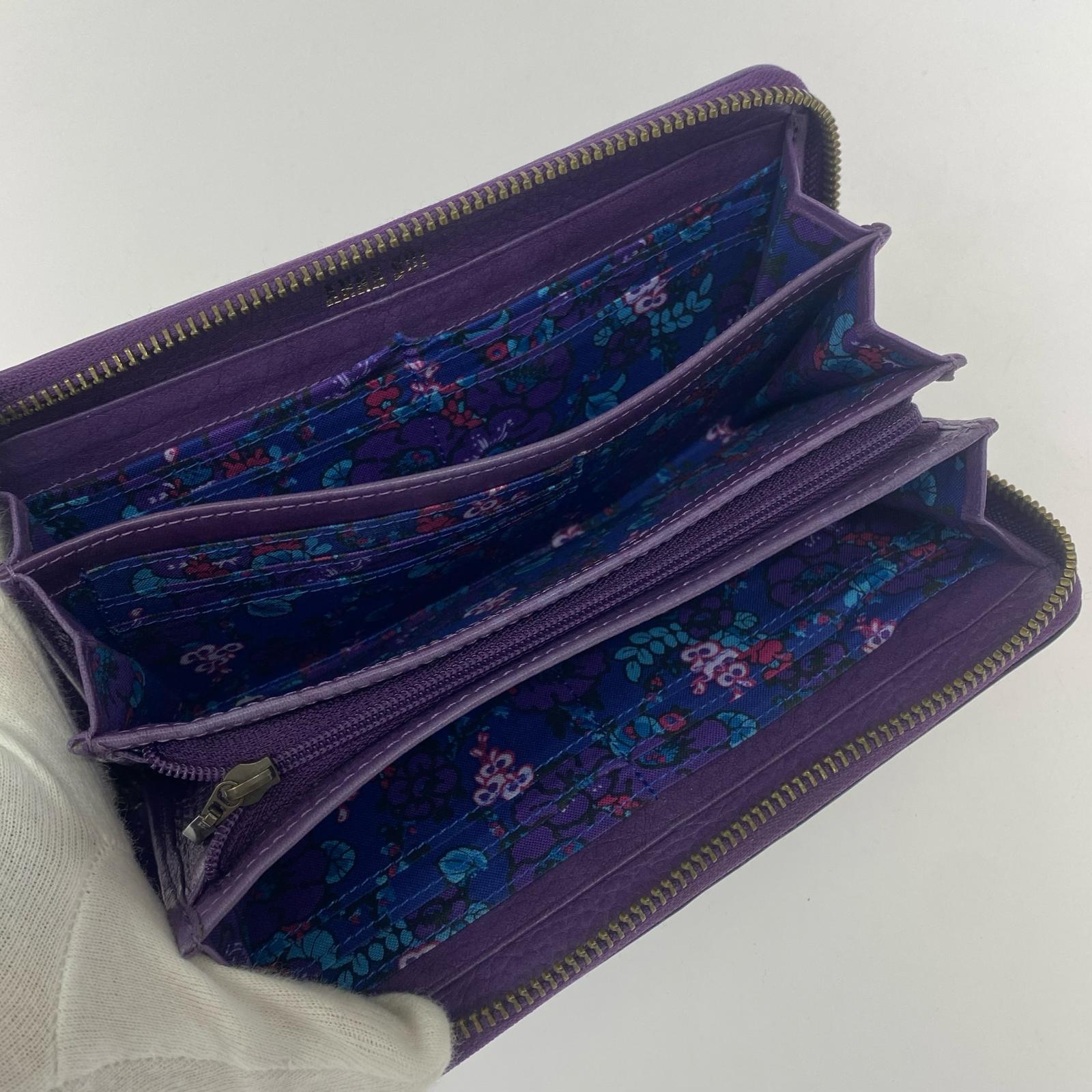 長財布 セルパン ロングウォレット 紫 パープル