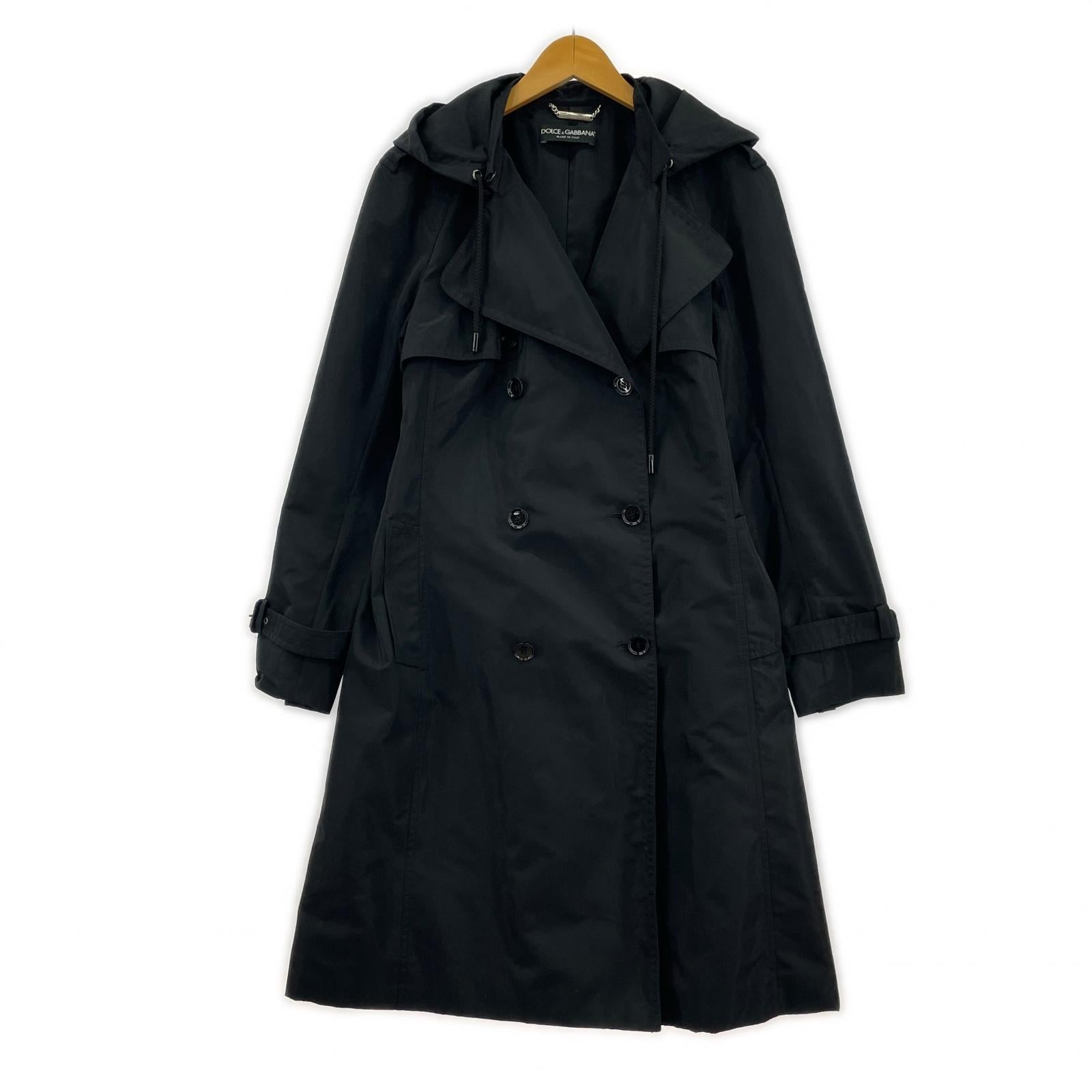 ジャケット ポリトレンチコート 40 40 ブラック