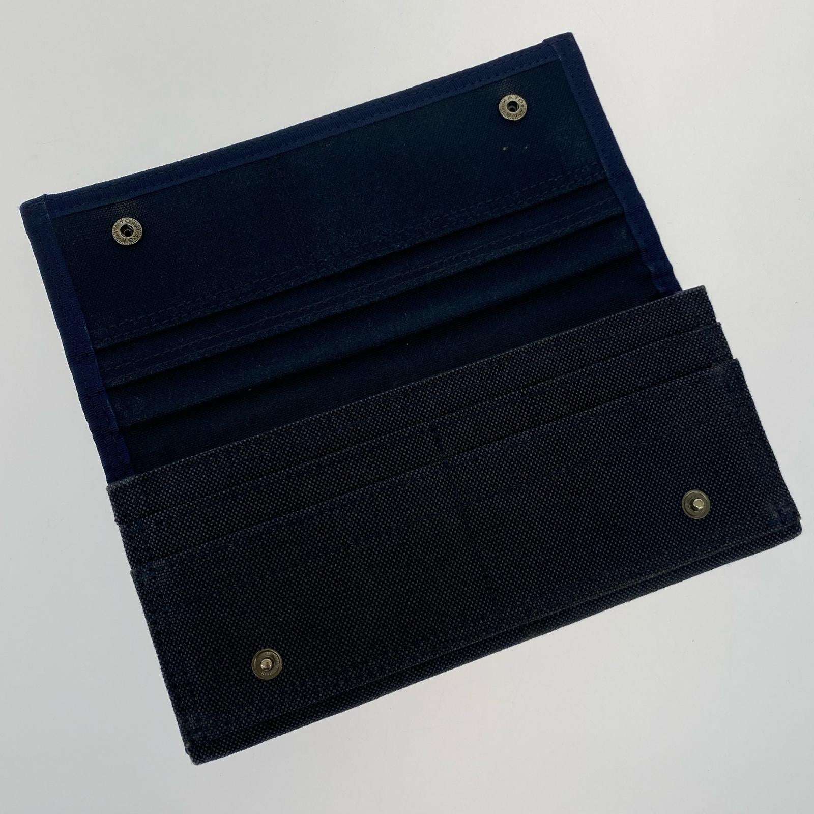 長財布 SMOKY LONG WALLET 紺 ネイビー