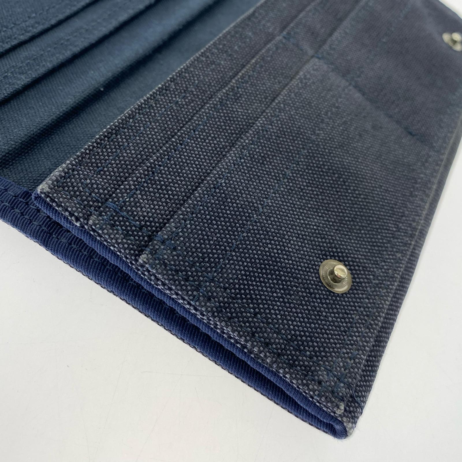 長財布 SMOKY LONG WALLET 紺 ネイビー