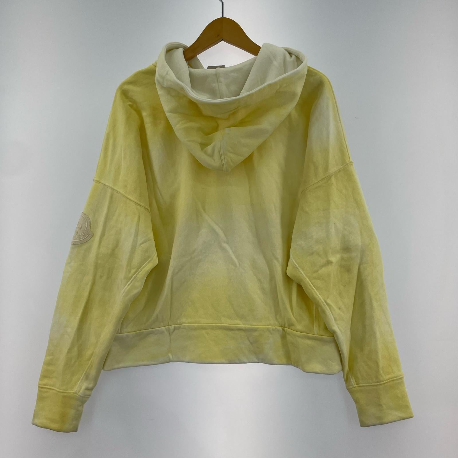 パーカー zip up hoodie イエロー