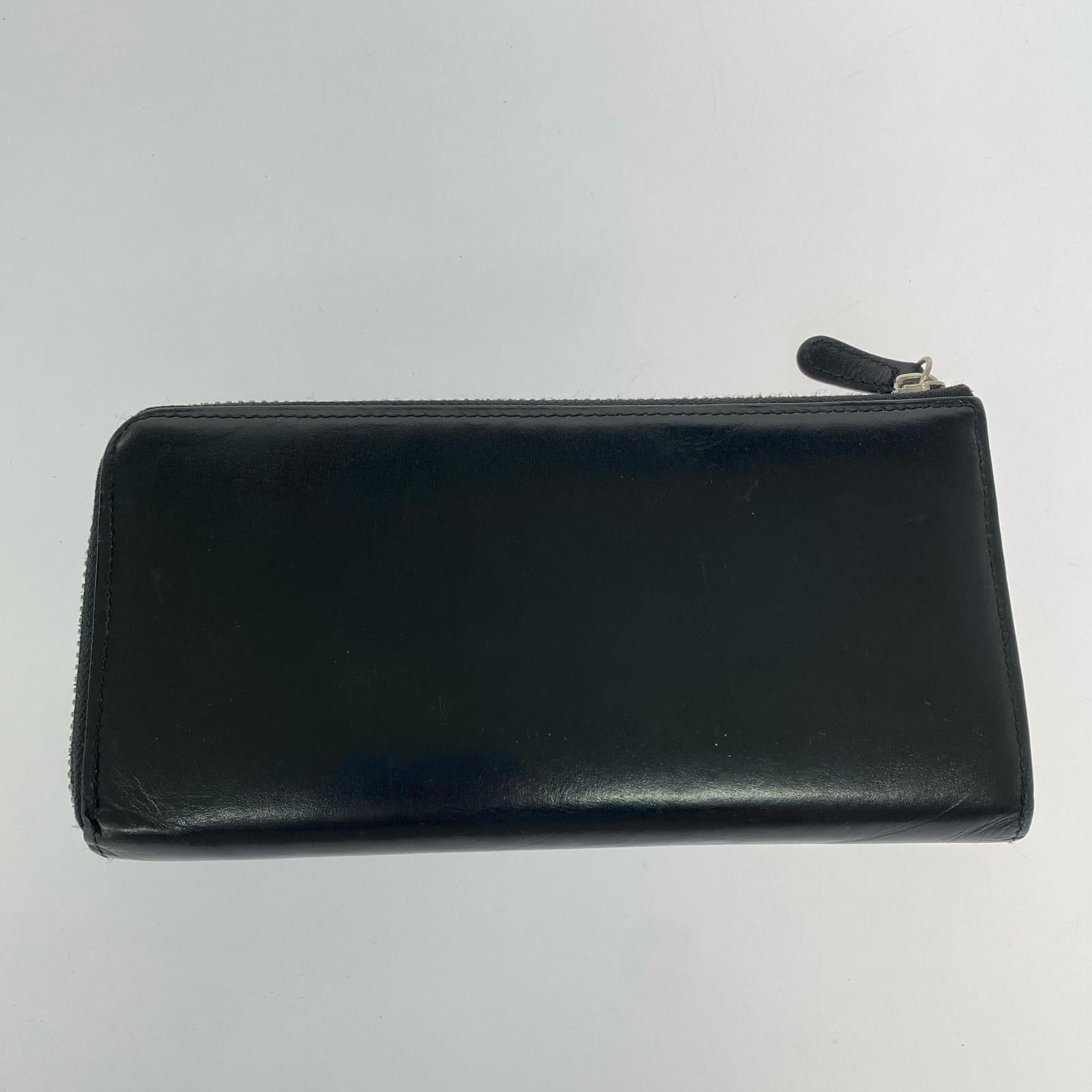 長財布 シーン レザーブラック ブラック