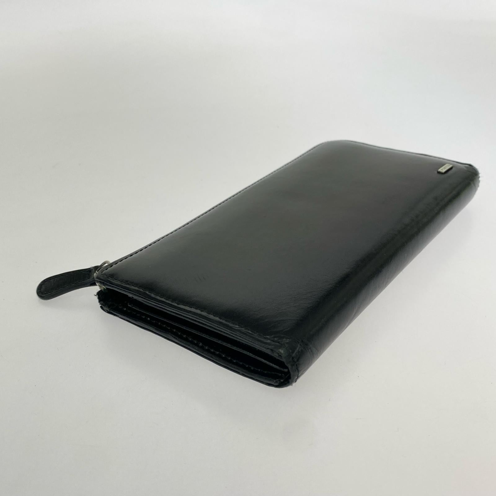 長財布 シーン レザーブラック ブラック