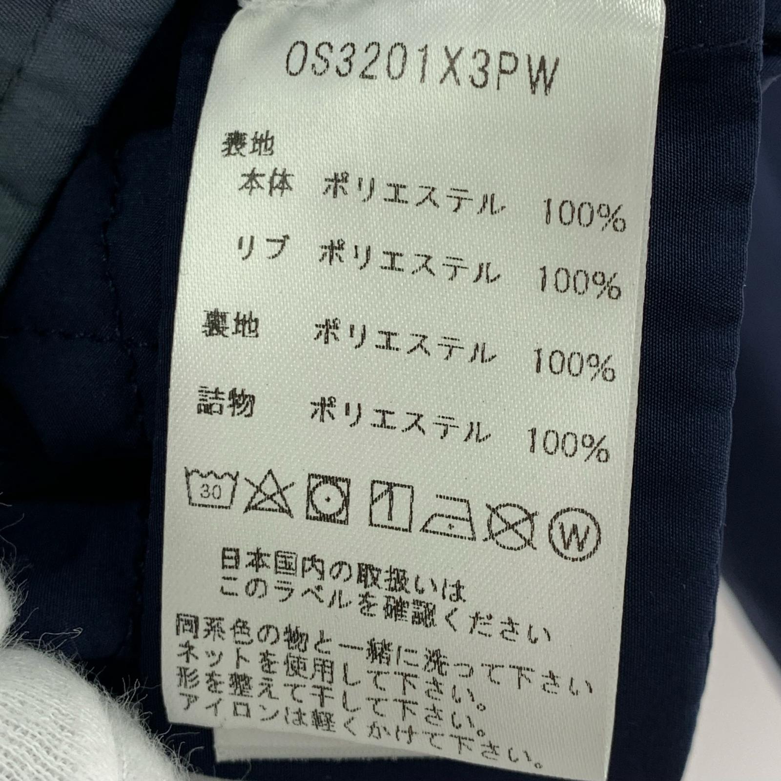 ブルゾン カラーブロック ベースボールスタジャン (S) S ネイビー