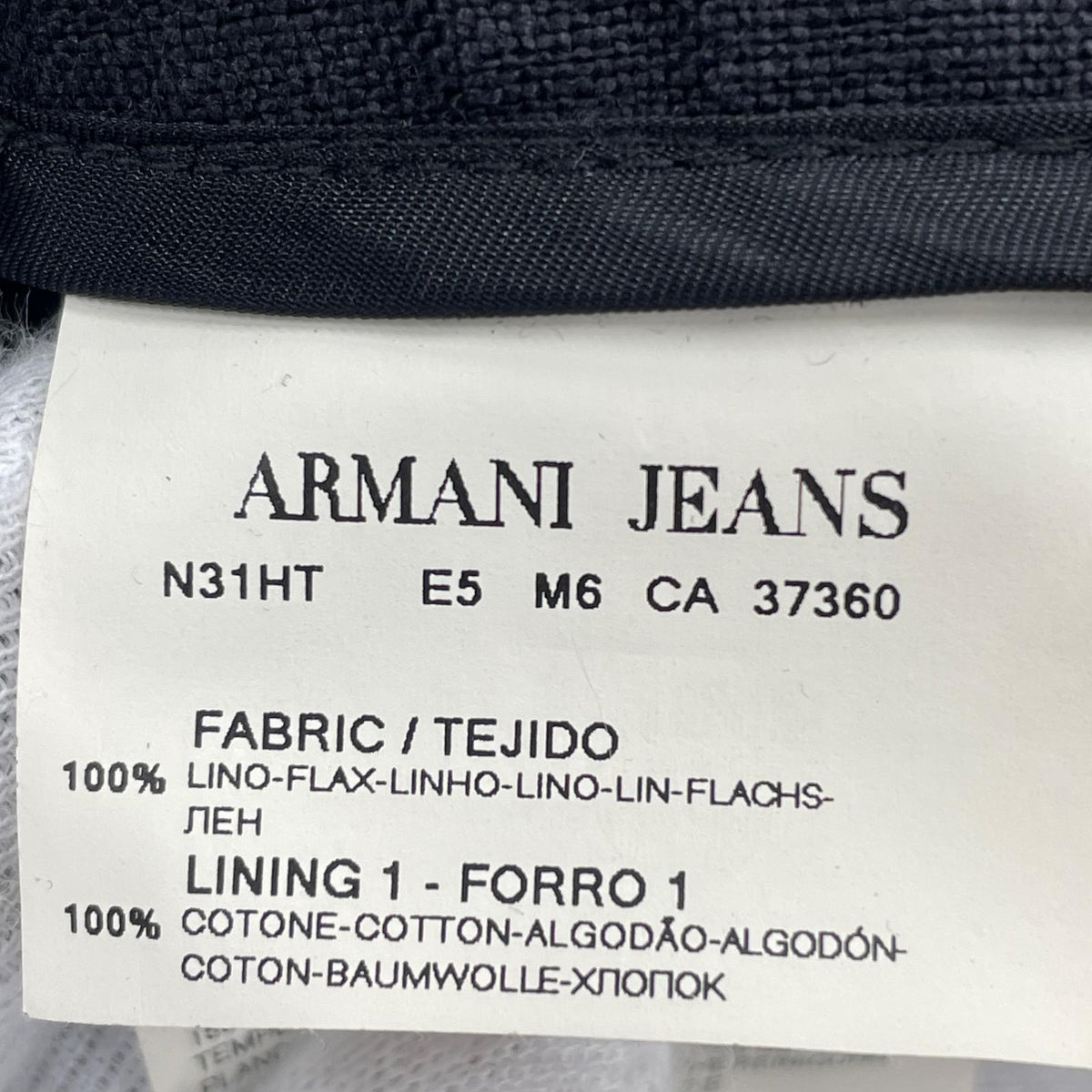テーラードジャケット ARMANI JEANS テーラードジャケット・ブレザー M ブラック