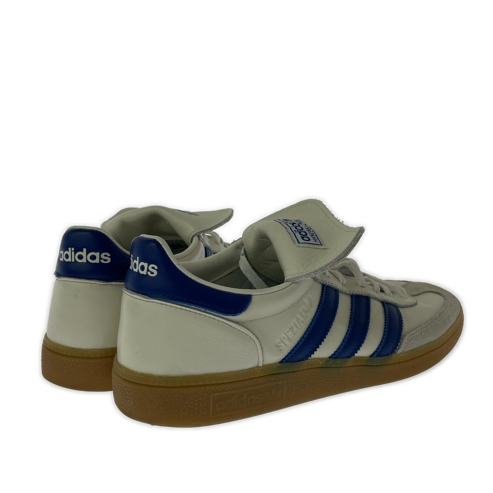 スニーカー Handball Spezial/白×青/27cm 27cm (US9 UK8 1/2 EU44)
