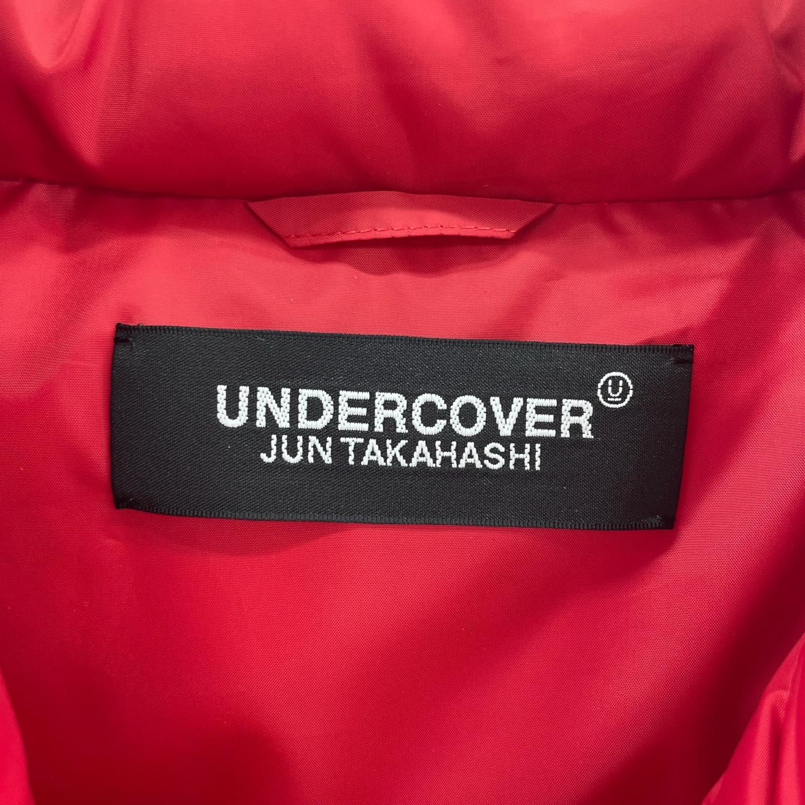 ダウンジャケット LEATHER SLEEVE DOWN JACKET UC2B9208-1 3 レッド