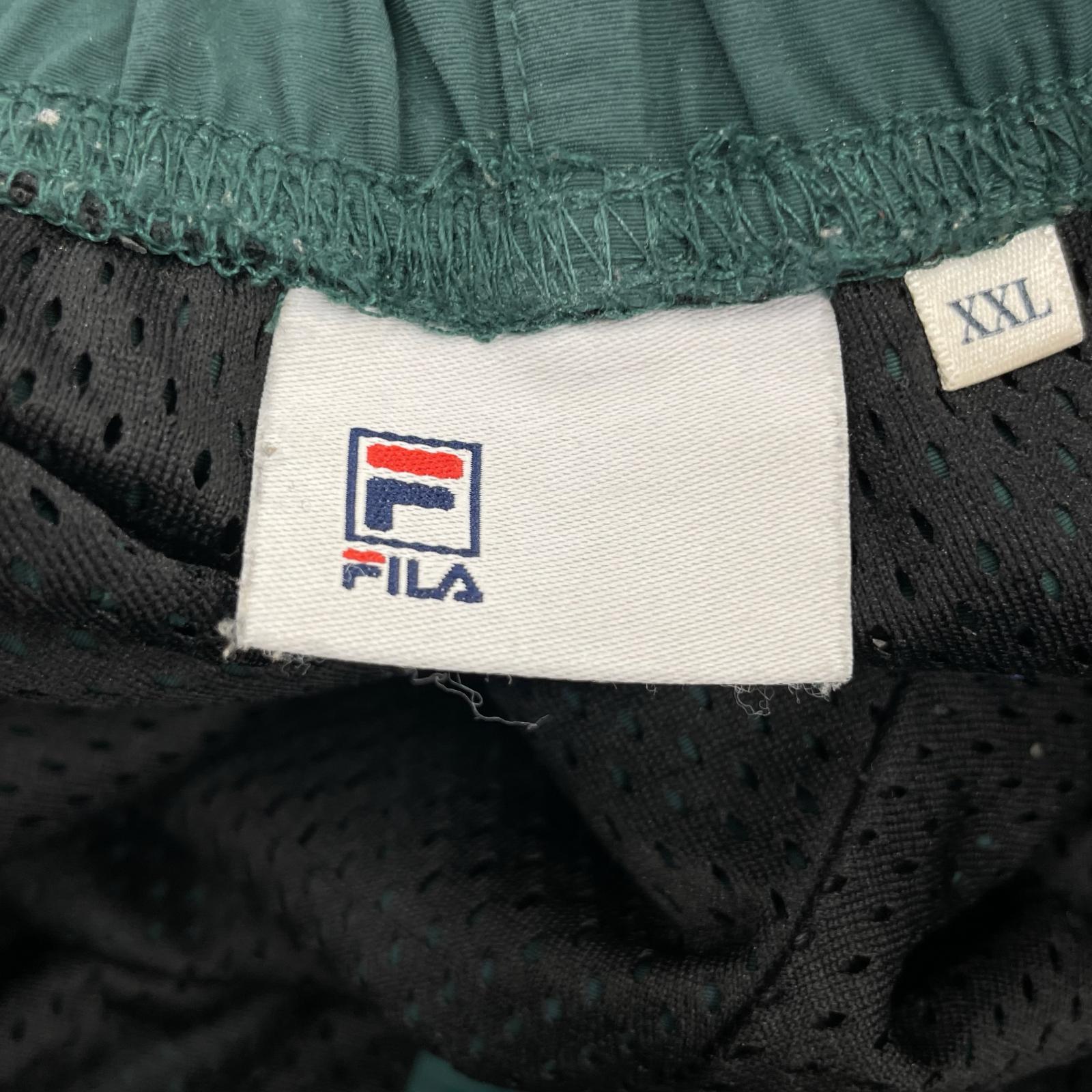 パンツ ×FILA TRACK PANTS 緑 (XXL)